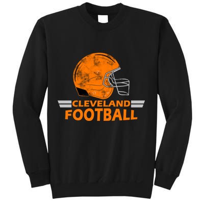 Vintage Cleveland Football Helmet Sweatshirt