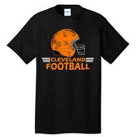 Vintage Cleveland Football Helmet Tall T-Shirt