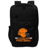 Vintage Cleveland Football Helmet Impact Tech Backpack