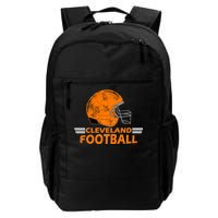 Vintage Cleveland Football Helmet Daily Commute Backpack