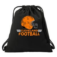 Vintage Cleveland Football Helmet Drawstring Bag