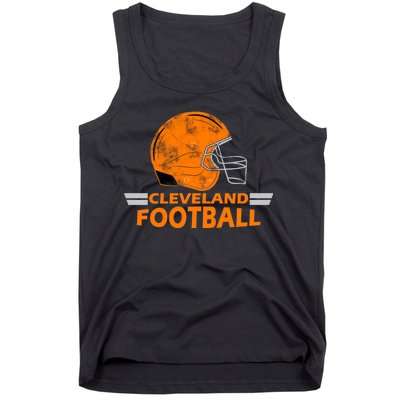 Vintage Cleveland Football Helmet Tank Top