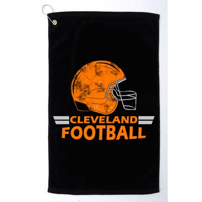 Vintage Cleveland Football Helmet Golf Towel
