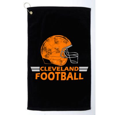 Vintage Cleveland Football Helmet Platinum Collection Golf Towel