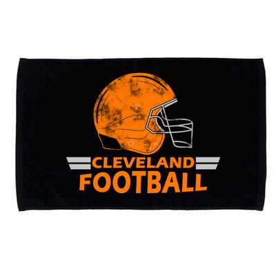 Vintage Cleveland Football Helmet Microfiber Hand Towel