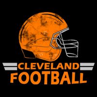 Vintage Cleveland Football Helmet Full Zip Hoodie