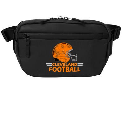 Vintage Cleveland Football Helmet Crossbody Pack