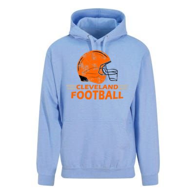 Vintage Cleveland Football Helmet Unisex Surf Hoodie