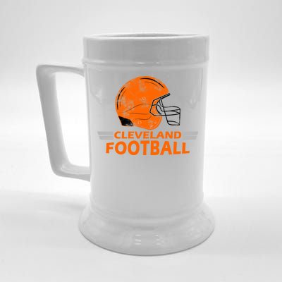 Vintage Cleveland Football Helmet Beer Stein