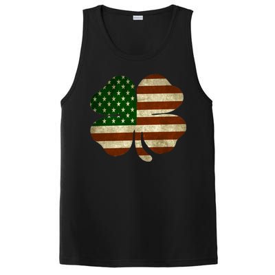 Vintage Clover Irish American Flag PosiCharge Competitor Tank