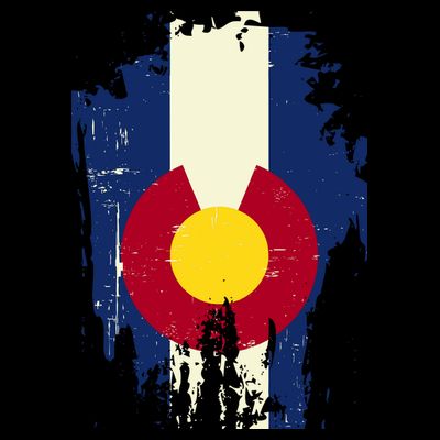 Vintage Colorado State Upside Down Flag T-Shirt