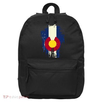 Vintage Colorado State Upside Down Flag 16 in Basic Backpack