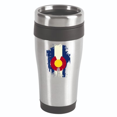 Vintage Colorado State Upside Down Flag 16oz Travel Tumbler