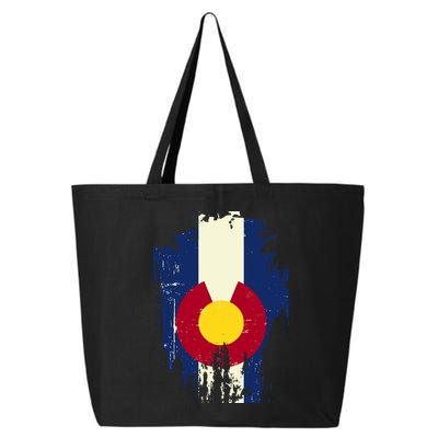 Vintage Colorado State Upside Down Flag 25L Jumbo Tote