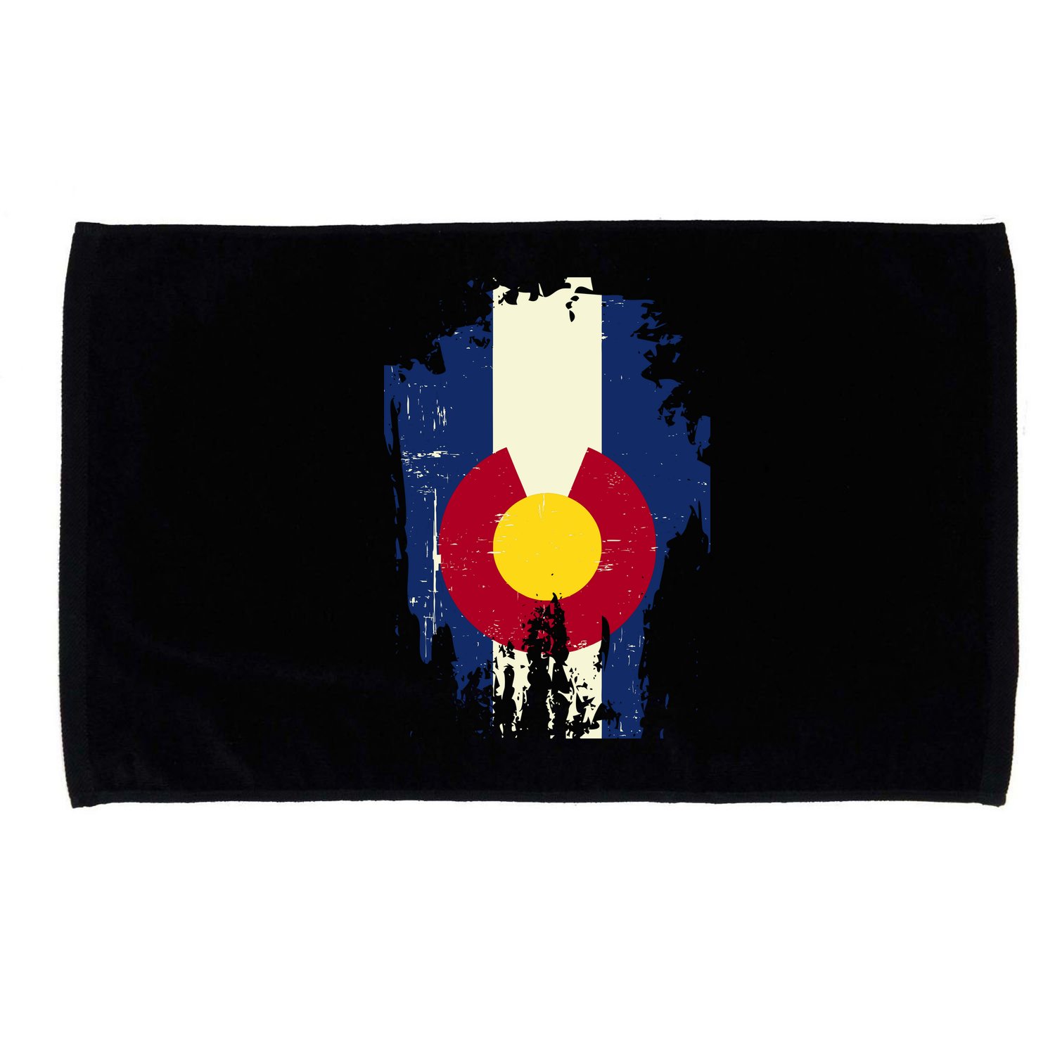 Vintage Colorado State Upside Down Flag Microfiber Hand Towel