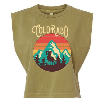 Vintage Colorado Wilderness Emblem Garment-Dyed Women's Muscle Tee