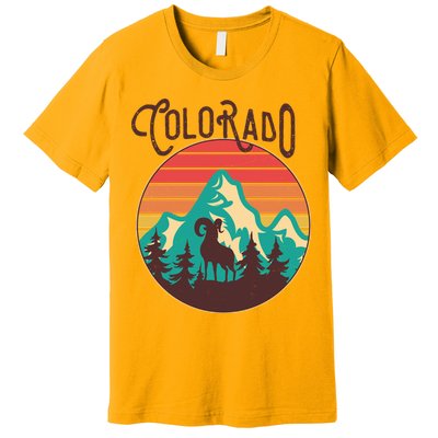 Vintage Colorado Wilderness Emblem Premium T-Shirt