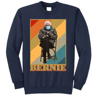 Vintage Colorful Bernie Sanders Mittens Meme Sweatshirt