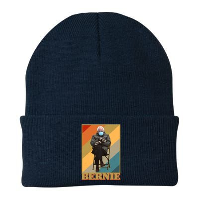 Vintage Colorful Bernie Sanders Mittens Meme Beanie