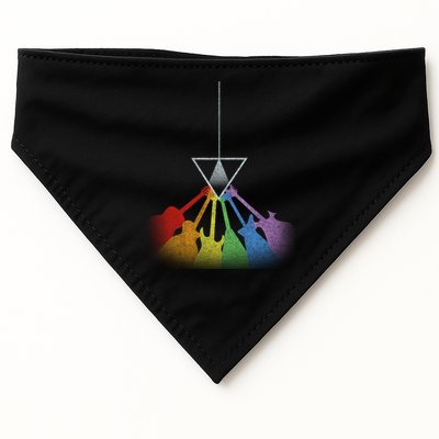 Vintage Colorful Guitars  USA-Made Doggie Bandana