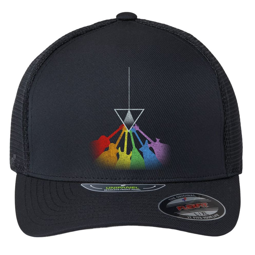 Vintage Colorful Guitars  Flexfit Unipanel Trucker Cap