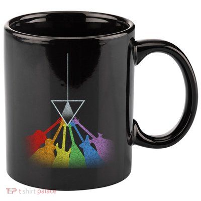 Vintage Colorful Guitars  11oz C Handle Ceramic Mug