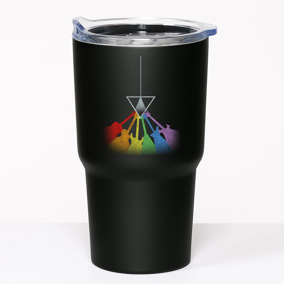 Vintage Colorful Guitars  Tumbler