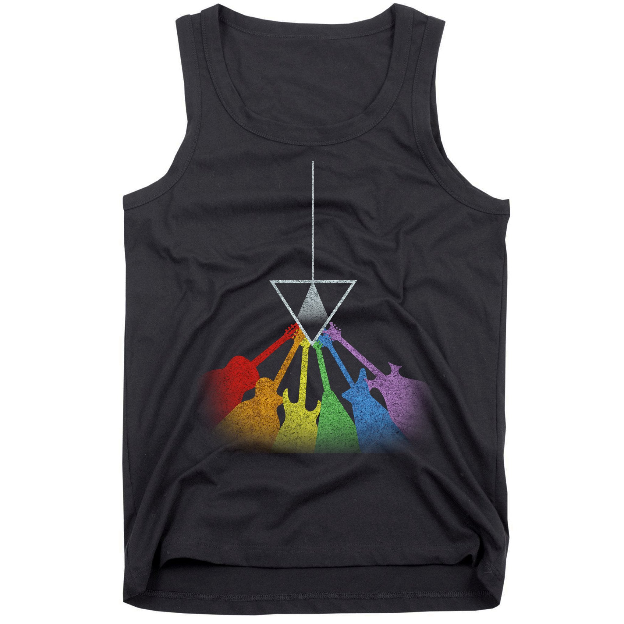 Vintage Colorful Guitars  Tank Top