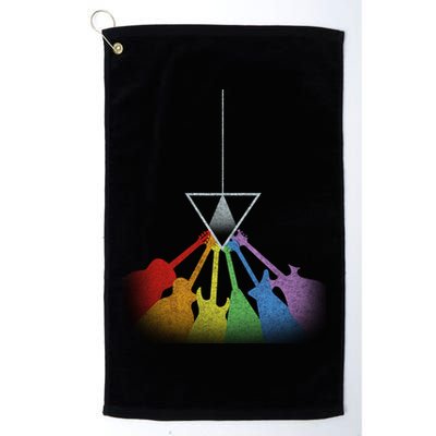 Vintage Colorful Guitars  Golf Towel