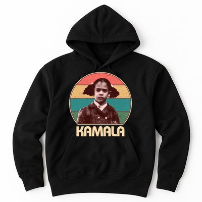 Vintage Colors Kamala Harris Childhood Photo Hoodie