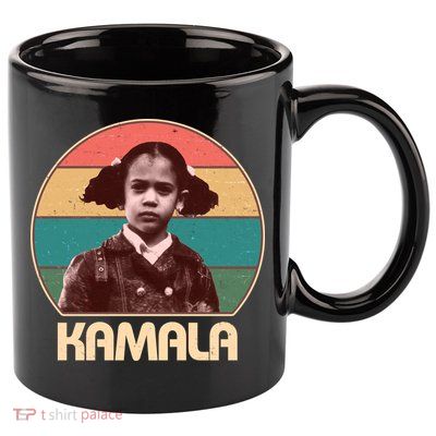 Vintage Colors Kamala Harris Childhood Photo 11oz C Handle Ceramic Mug