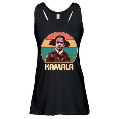 Vintage Colors Kamala Harris Childhood Photo Ladies Essential Flowy Tank