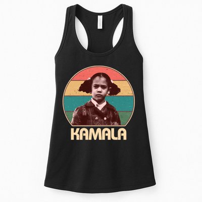 Vintage Colors Kamala Harris Childhood Photo Womens Tank Top