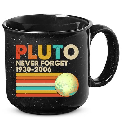 Vintage Colors Pluto Never Forget 1930-2006 15oz Campfire Ceramic Mug