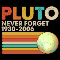 Vintage Colors Pluto Never Forget 1930-2006 Women's Pullover Hoodie