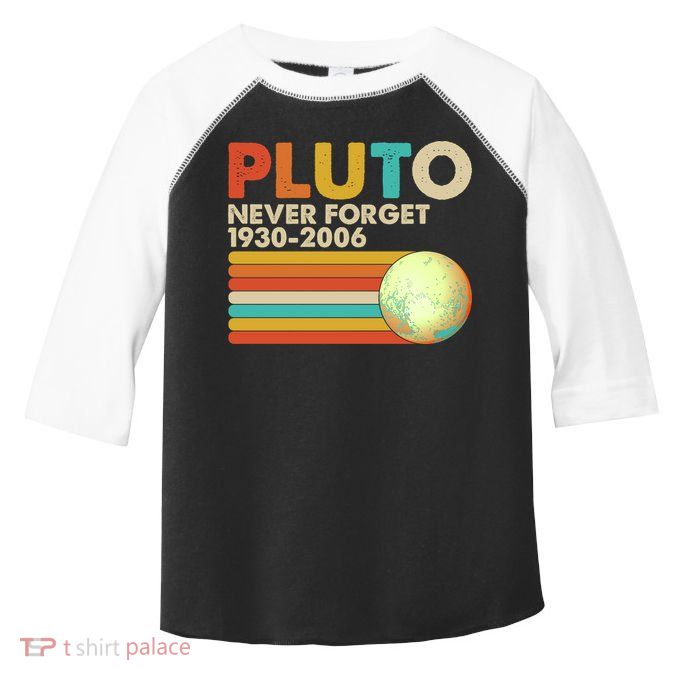 Vintage Colors Pluto Never Forget 1930-2006 Toddler Fine Jersey T-Shirt