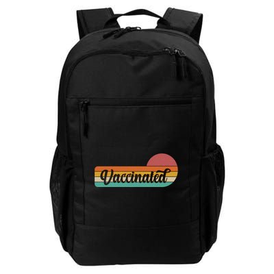 Vintage Colors Retro Sun Vaccinated Backpack