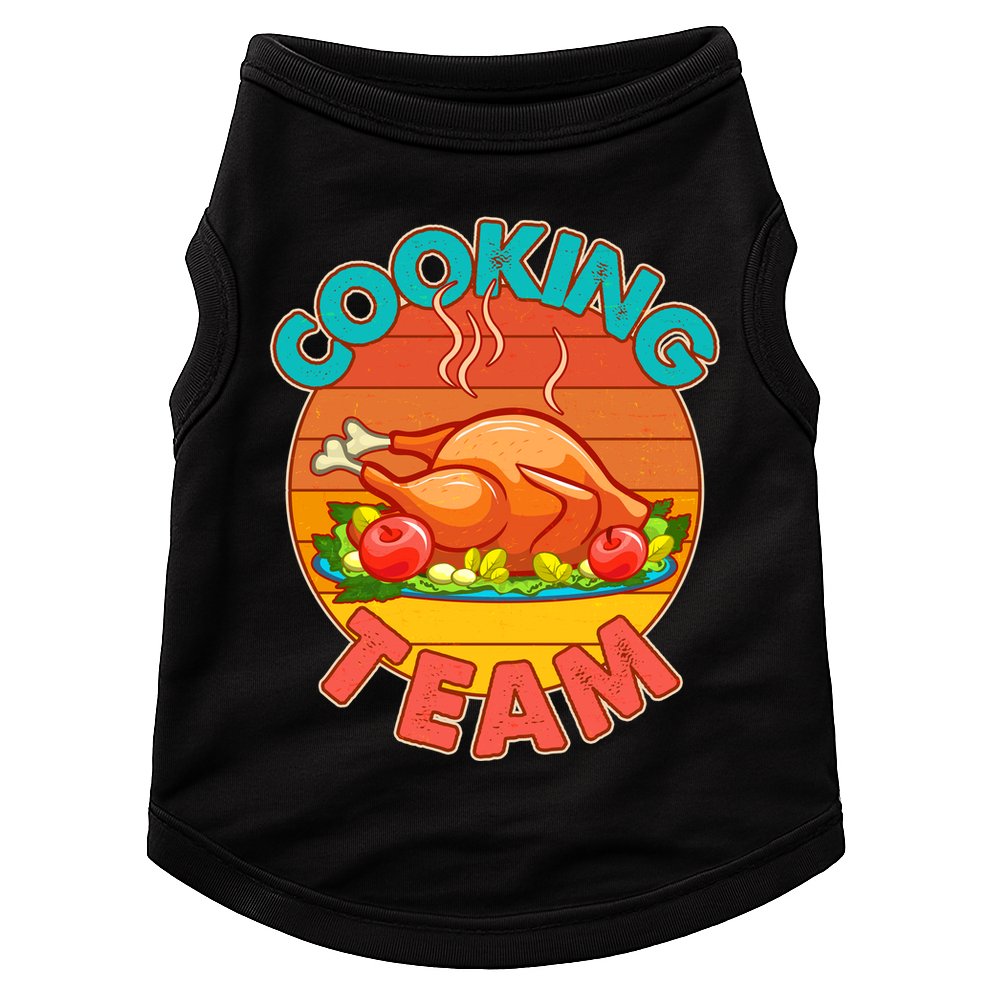 Vintage Cooking Team Emblem Doggie Tank
