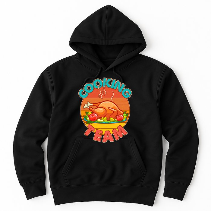 Vintage Cooking Team Emblem Hoodie