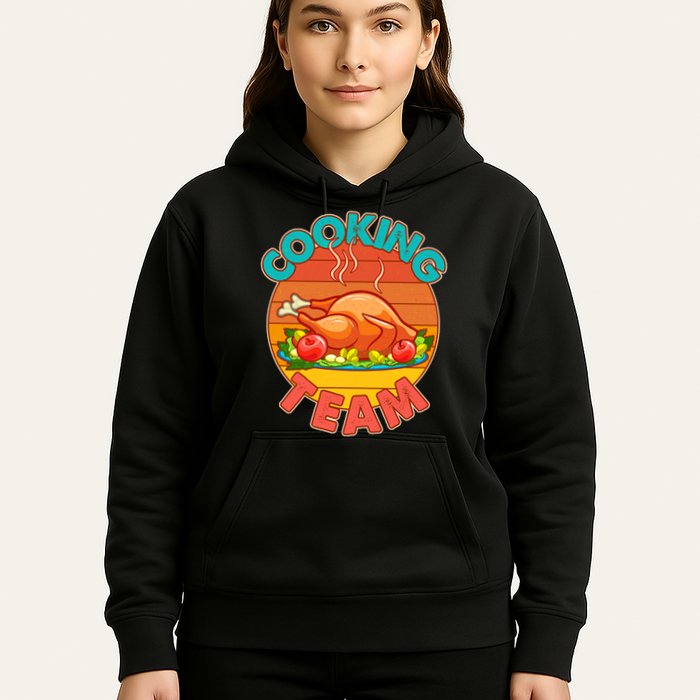 Vintage Cooking Team Emblem Hoodie