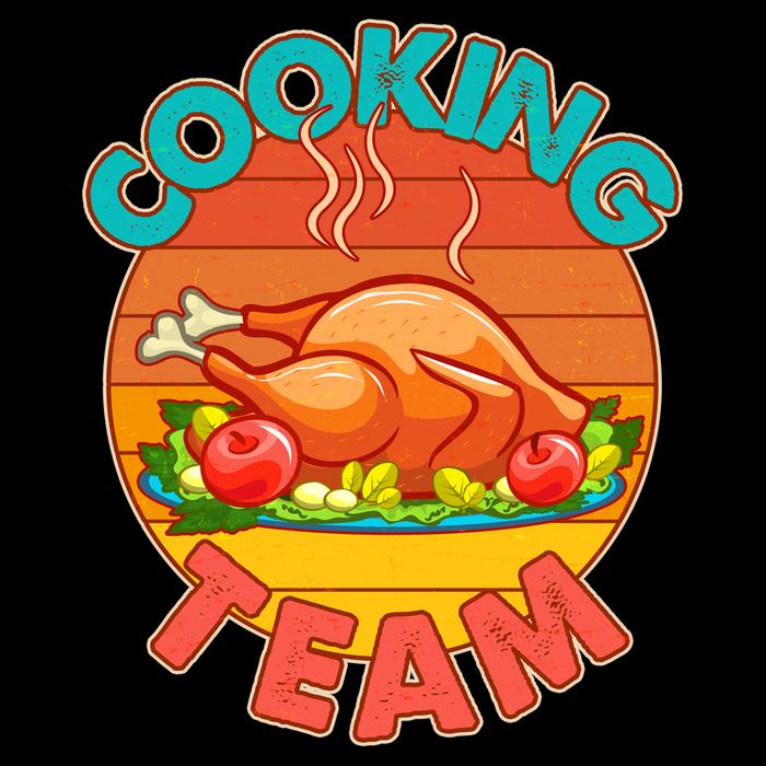 Vintage Cooking Team Emblem Hoodie