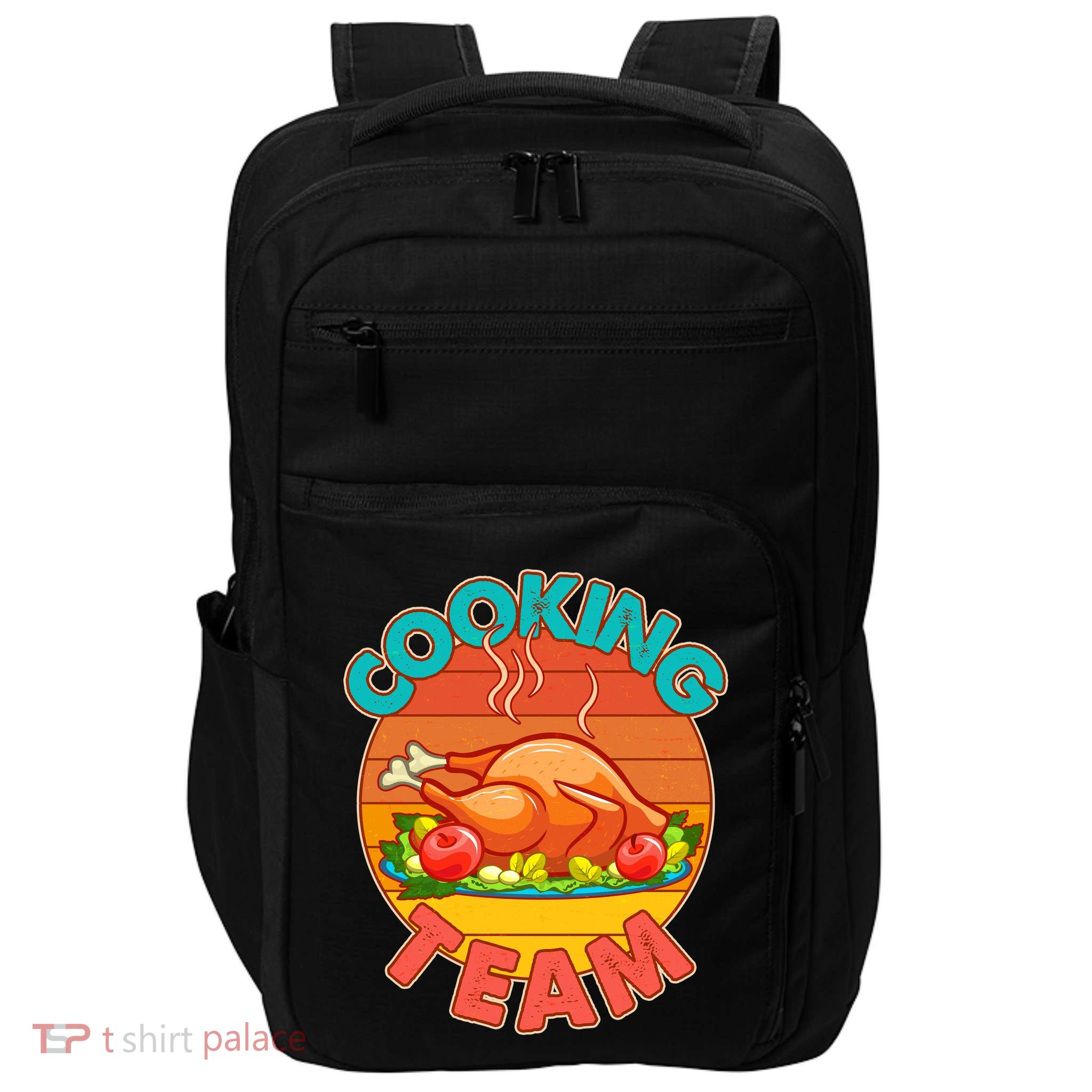 Vintage Cooking Team Emblem Impact Tech Backpack