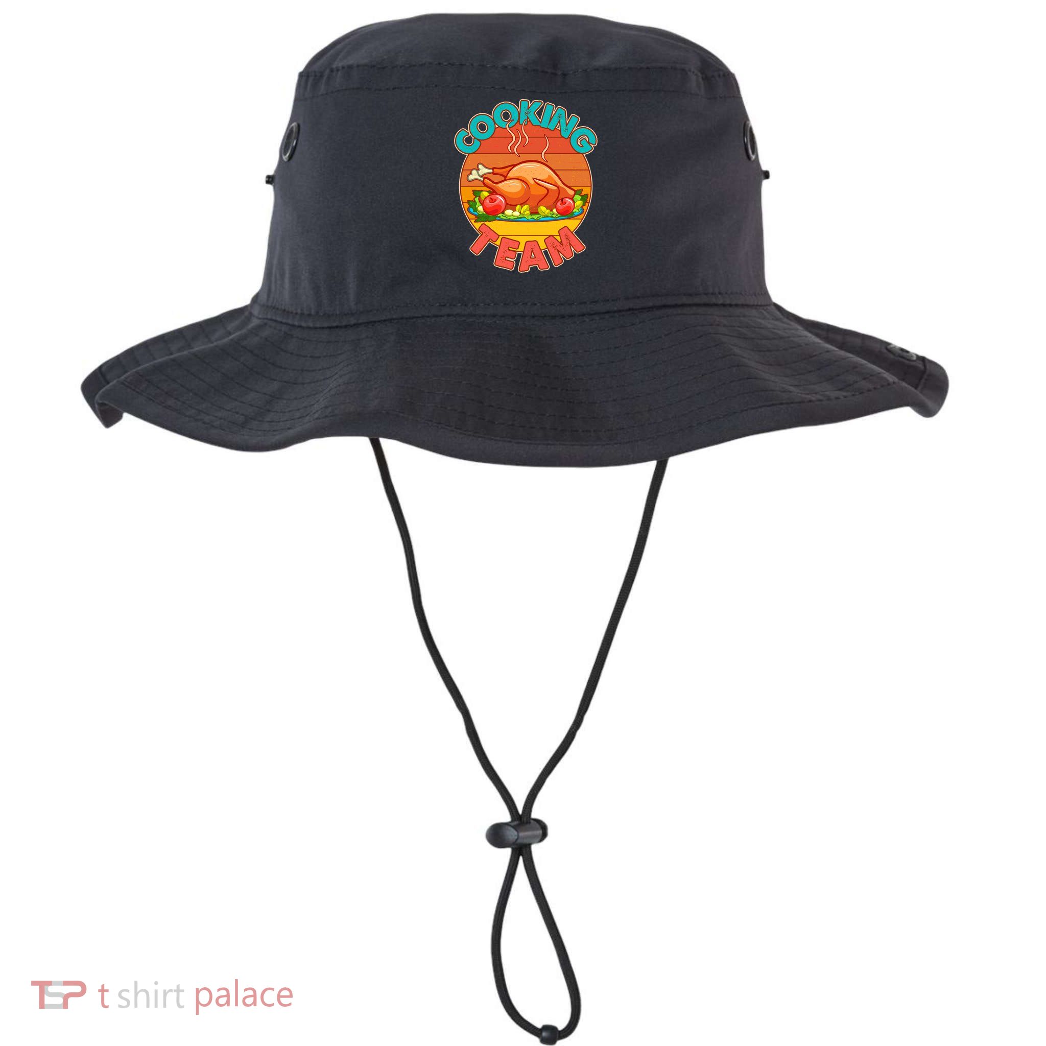Vintage Cooking Team Emblem Bucket Hat