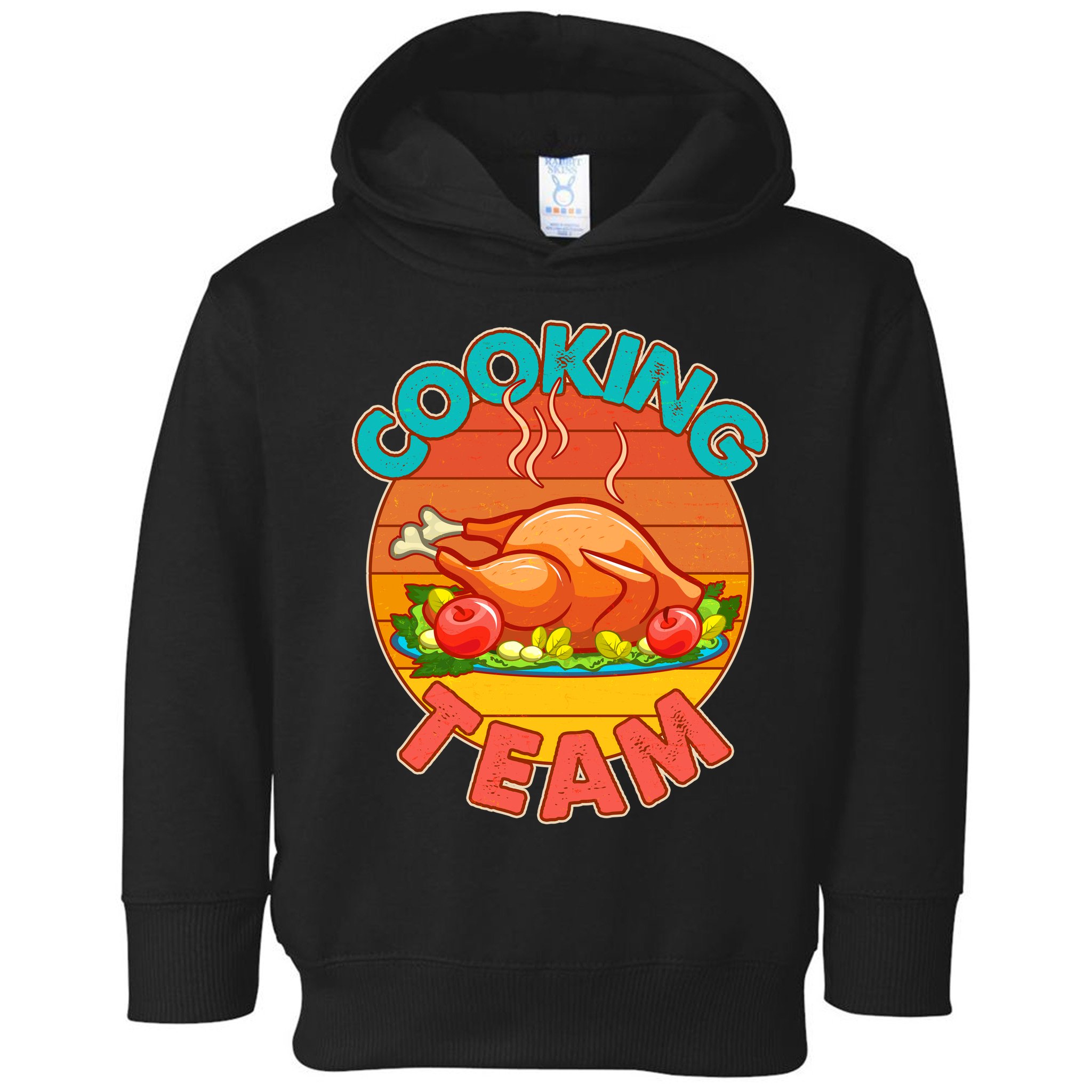 Vintage Cooking Team Emblem Toddler Hoodie