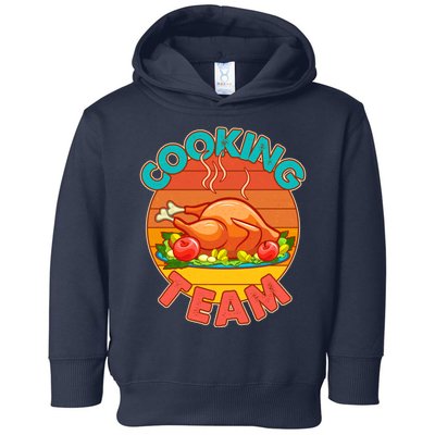 Vintage Cooking Team Emblem Toddler Hoodie