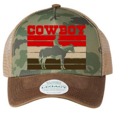 Vintage Cowboy Logo Legacy Tie Dye Trucker Hat