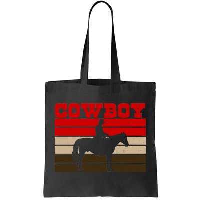 Vintage Cowboy Logo Tote Bag