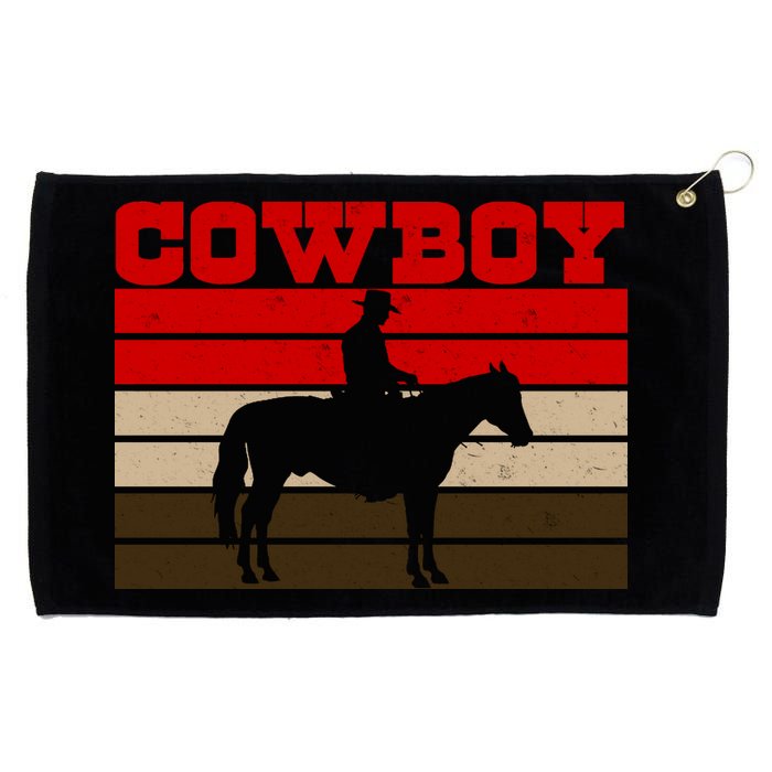 Vintage Cowboy Logo Grommeted Golf Towel