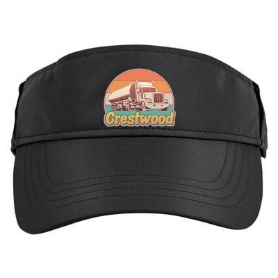 Vintage Crestwood Tanker Truck Adult Drive Performance Visor