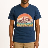 Vintage Crestwood Tanker Truck Tall T-Shirt